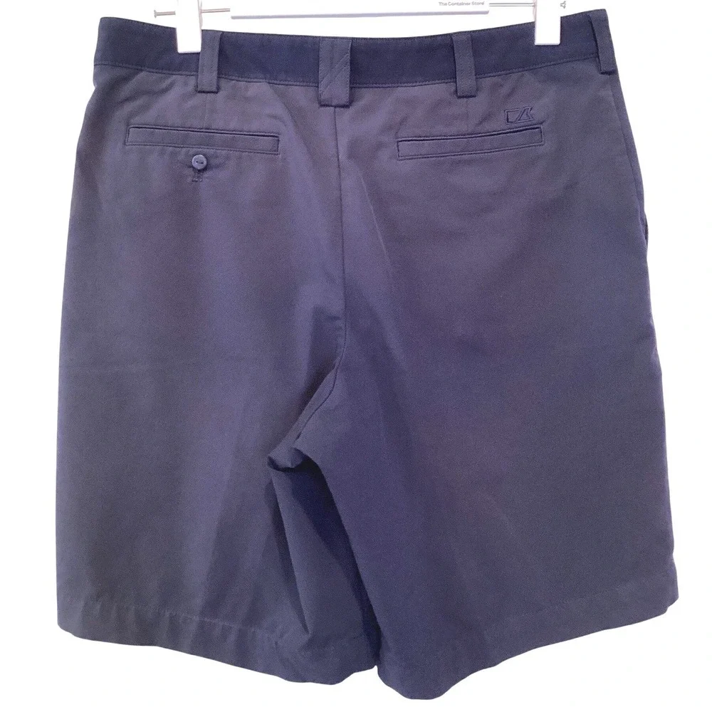 Cutter & Buck‎ Mens Shorts DryTec Performance Golf Navy Blue Stretch - 32